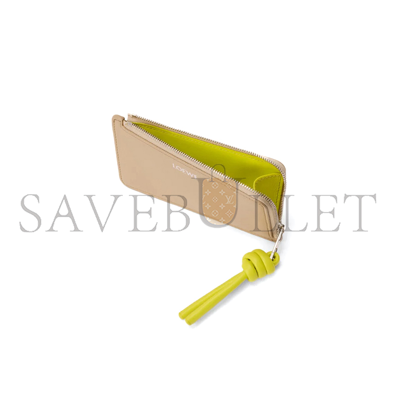 L0ew* KNOT COIN CARDHOLDER IN SHINY NAPPA CALFSKIN CEM1Z40X02 (13*7.5*1cm)
